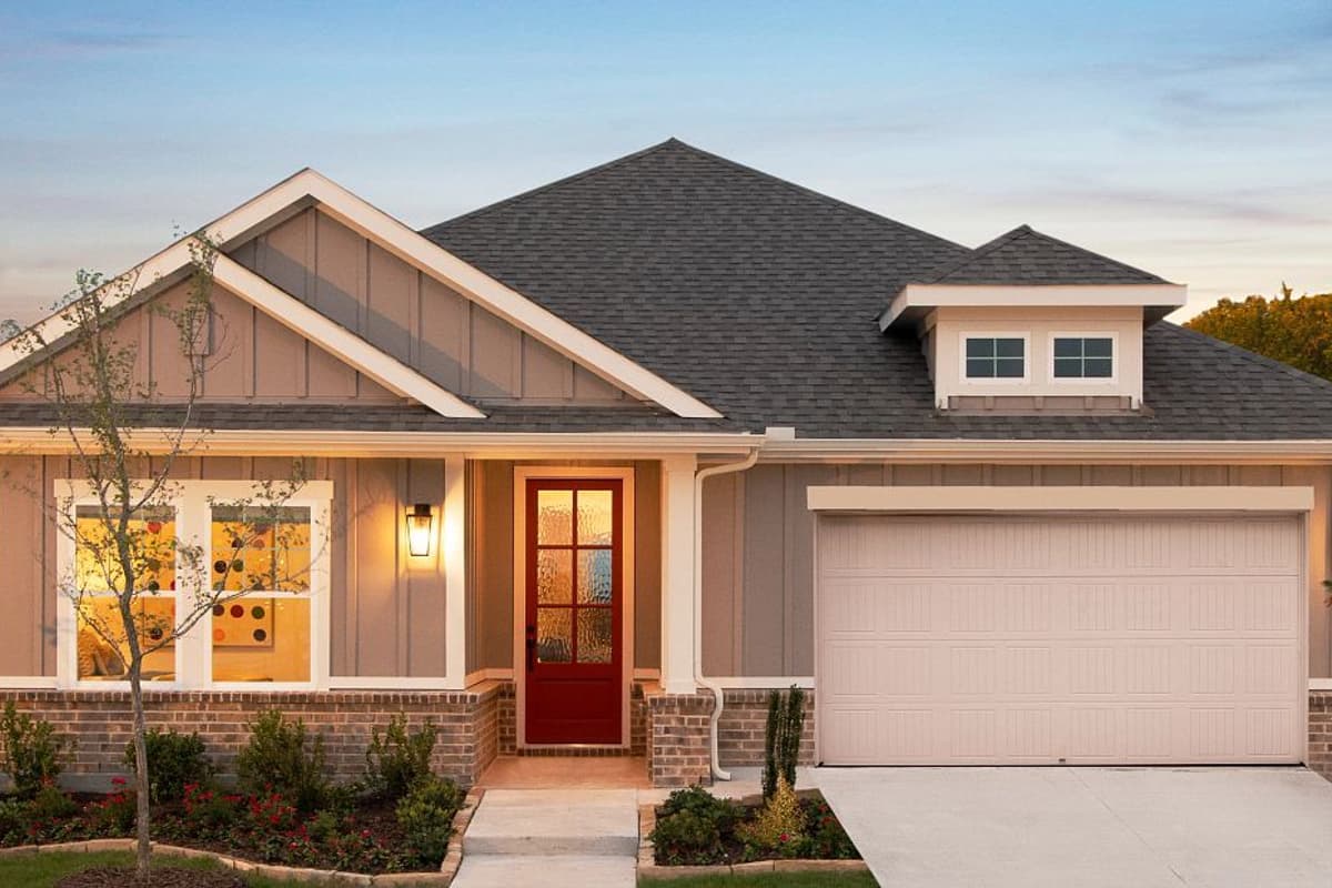 A new home in Coyote Meadows, Anna, Texas