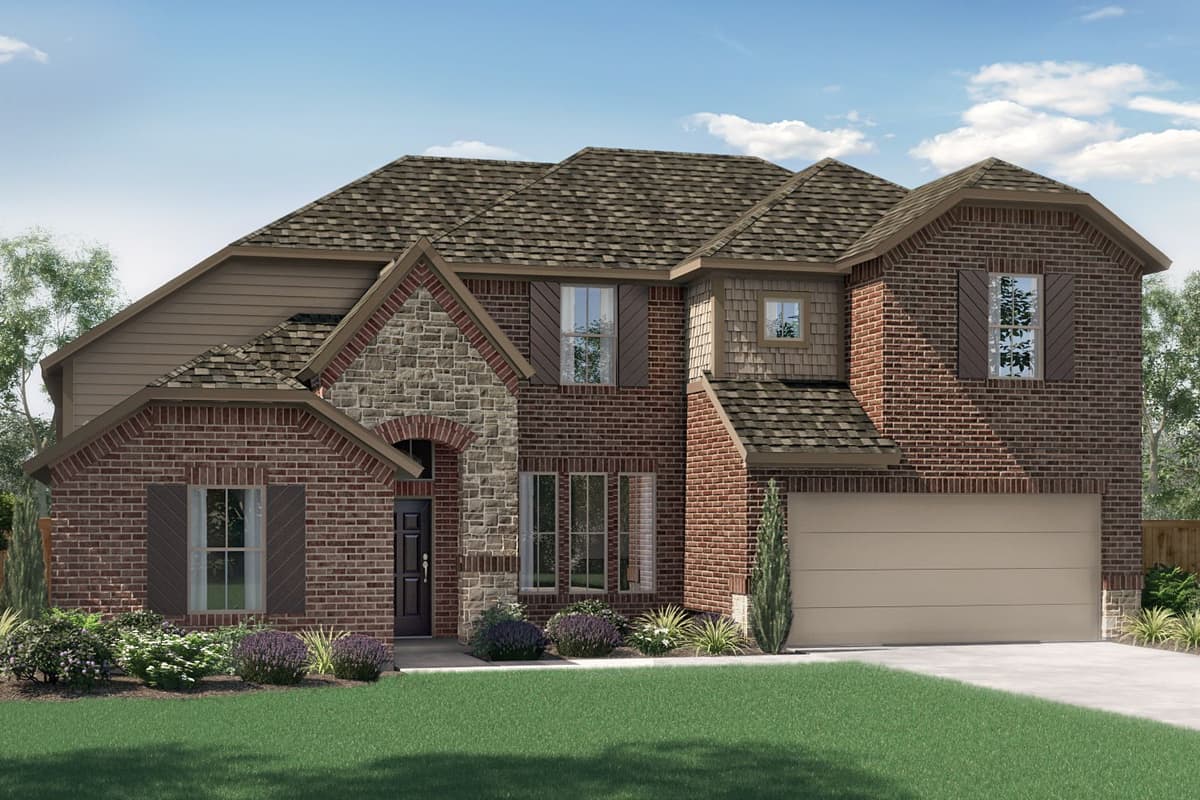 A new home in Leonard Trails, Anna, Texas