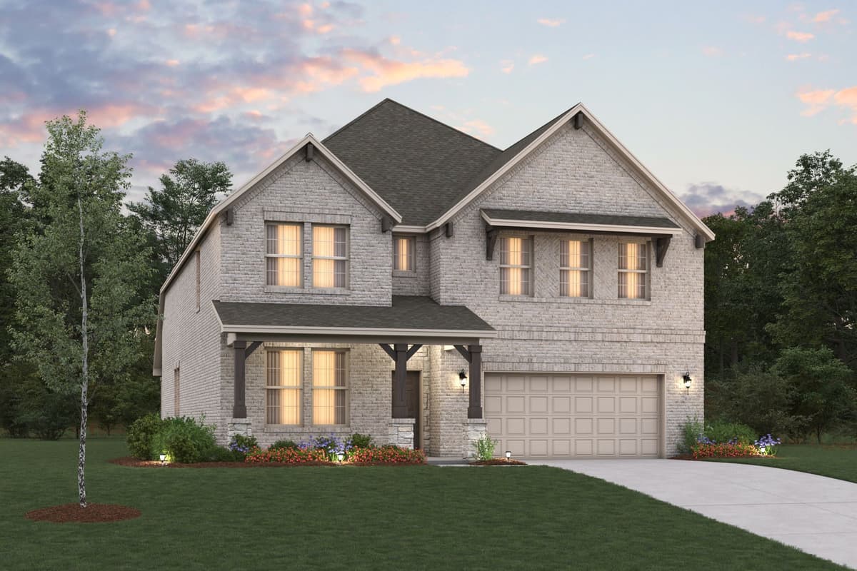 A new home in Saratoga, Aubrey, Texas
