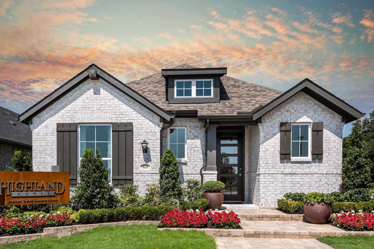 A new home in Trinity Falls, McKinney, Texas
