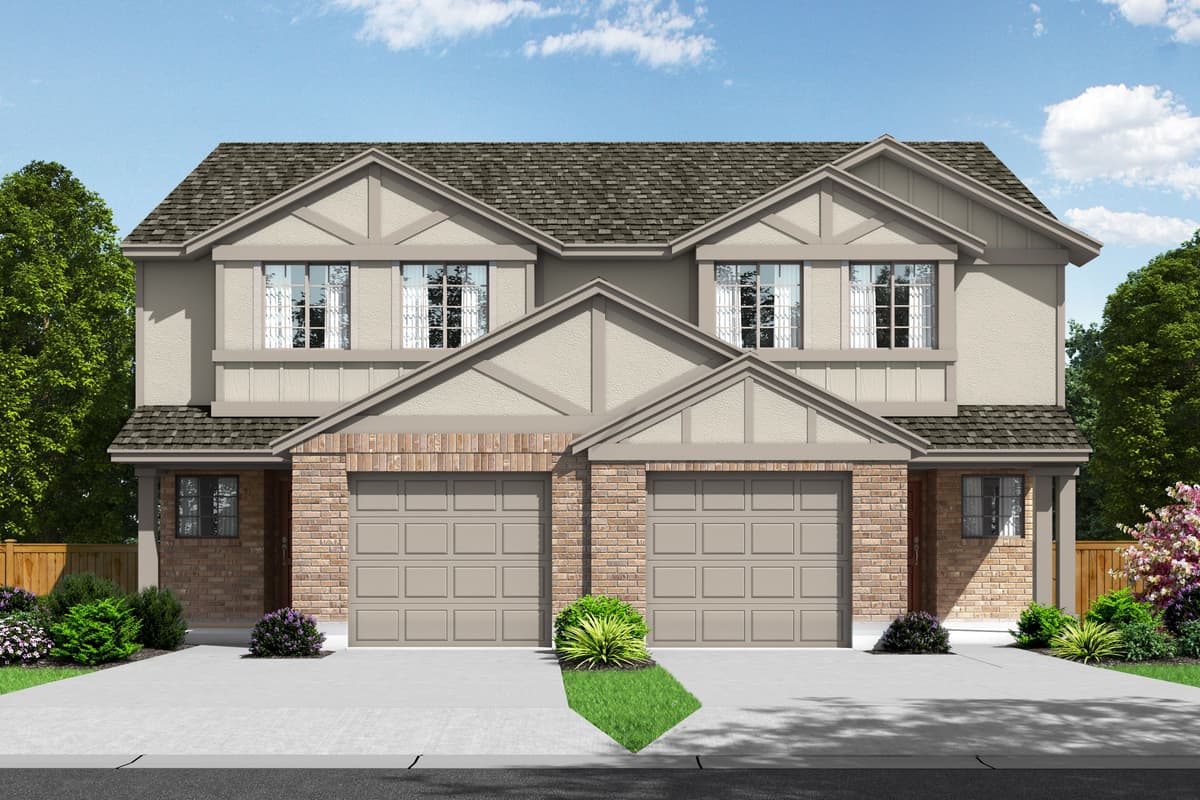 A new home in Town Park Twin Homes, Princeton, Texas