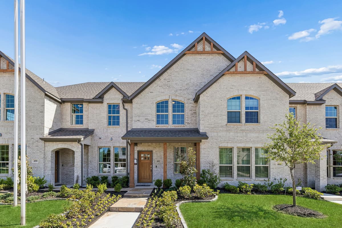 A new home in Sanger Circle Townhomes, Sanger, Texas