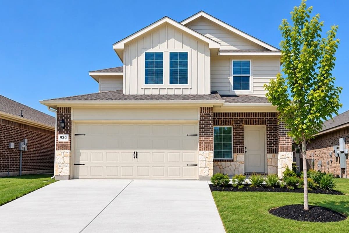 A new home in Hanolley Hills, Sherman, Texas