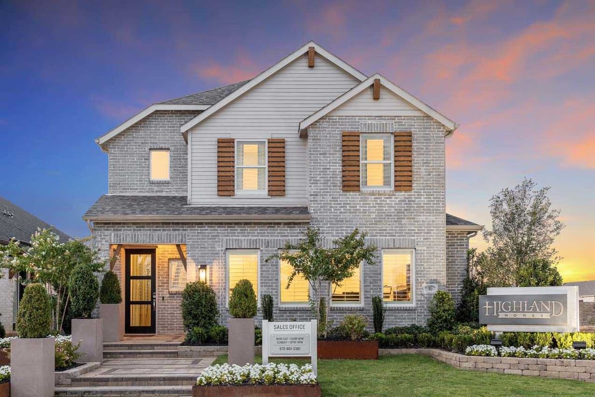 A new home in Heritage Ranch, Sherman, Texas
