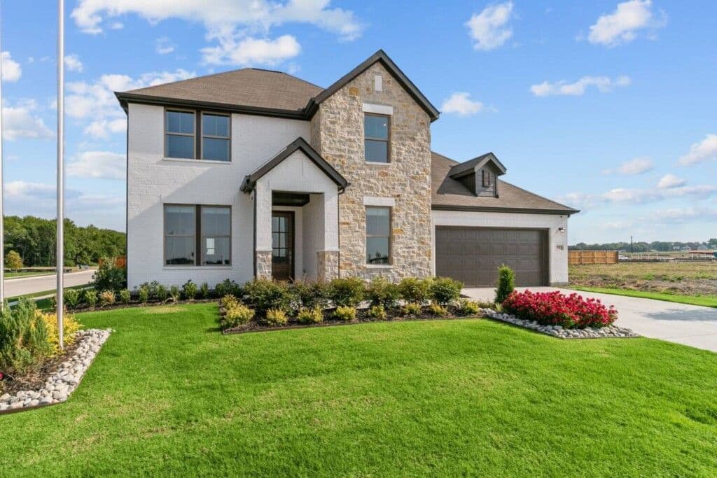 A new home in Tinsley Meadows, Van Alstyne, Texas